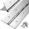 48 in Heavy Duty Piano Hinge 3 in Width - Thick 0.060ft Stainless