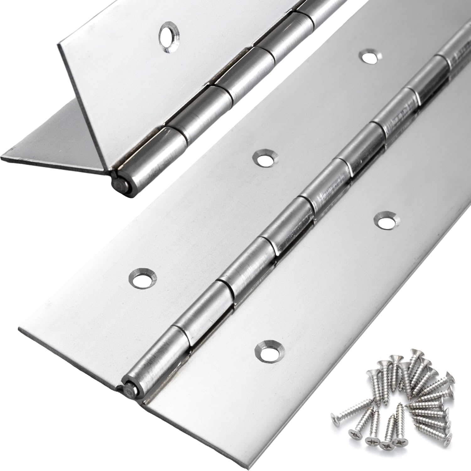 Heavy Duty Piano Hinge 48 Inch x 3 Inch for Cabinets and Doors