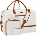Large Capacity Weekender Bag for Women with Shoe Compartment
