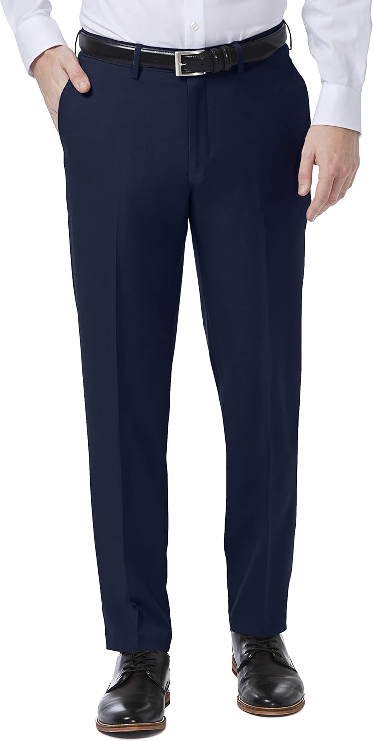 Haggar Men's Premium Comfort Dress Slim Fit Flat Front Pant Review