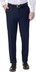 Haggar Men's Premium Comfort Dress Slim Fit Flat Front Pant in