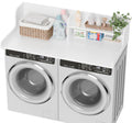 Washer Dryer Wood Countertop with Shelf - Laundry Topper for Folding