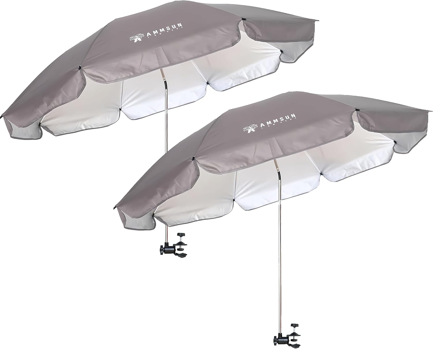 AMMSUN XL Chair Umbrella with Universal Clamp for Sun Protection