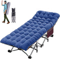 Folding Camping Cot for Adults - Heavy Duty 500lb Capacity Enhanced