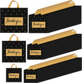 Thank You Bags Bulk Pack 200 pcs - Black and Gold Thank You