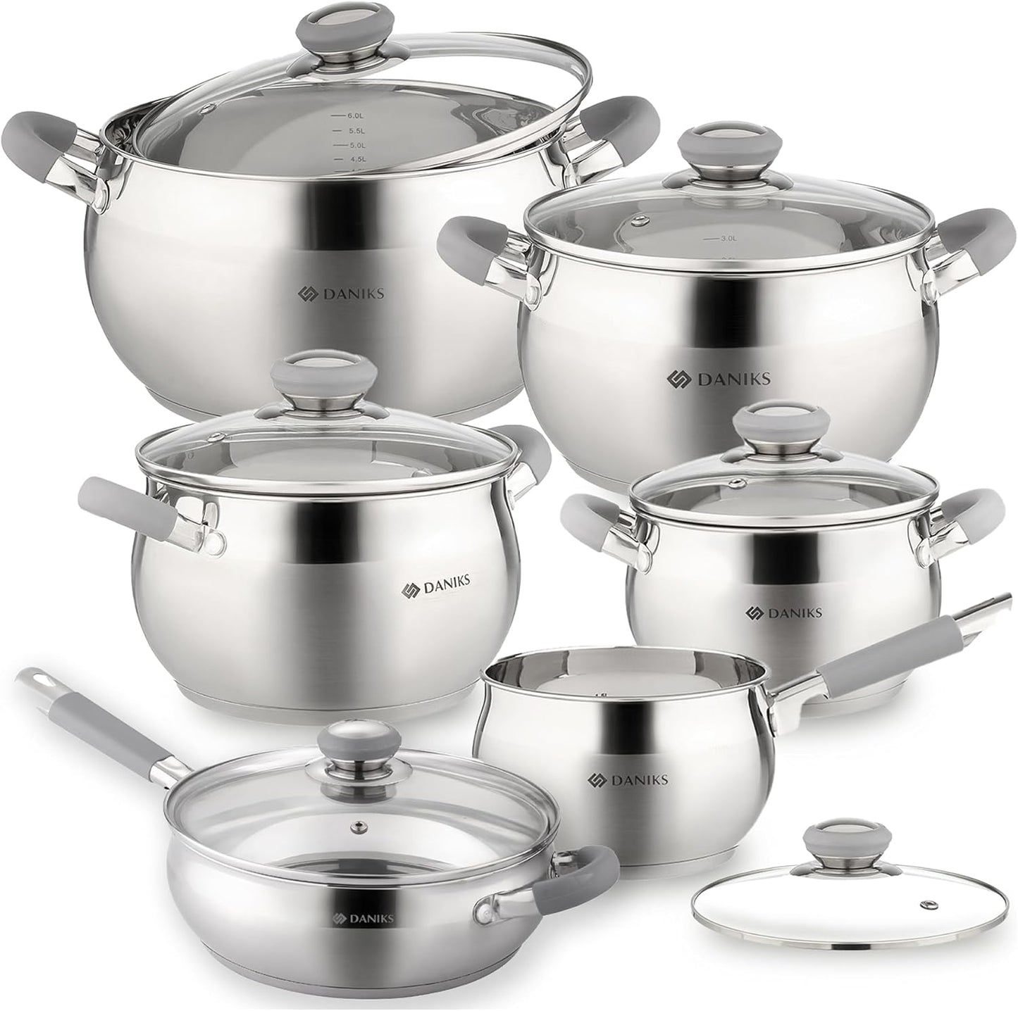 Daniks Modern 11-Piece Stainless Steel Cookware Set Review