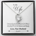Heartfelt Soulmate Necklace for Wife with Meaningful Message Card