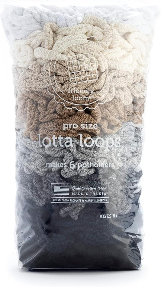 Friendly Loom Quality Cotton Weaving Loops for Potholders