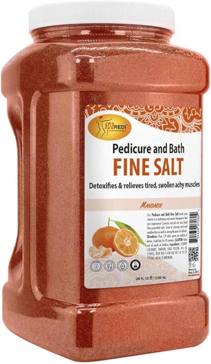 Detox Foot Soak with Dead Sea Salts and Mandarin Essential Oil