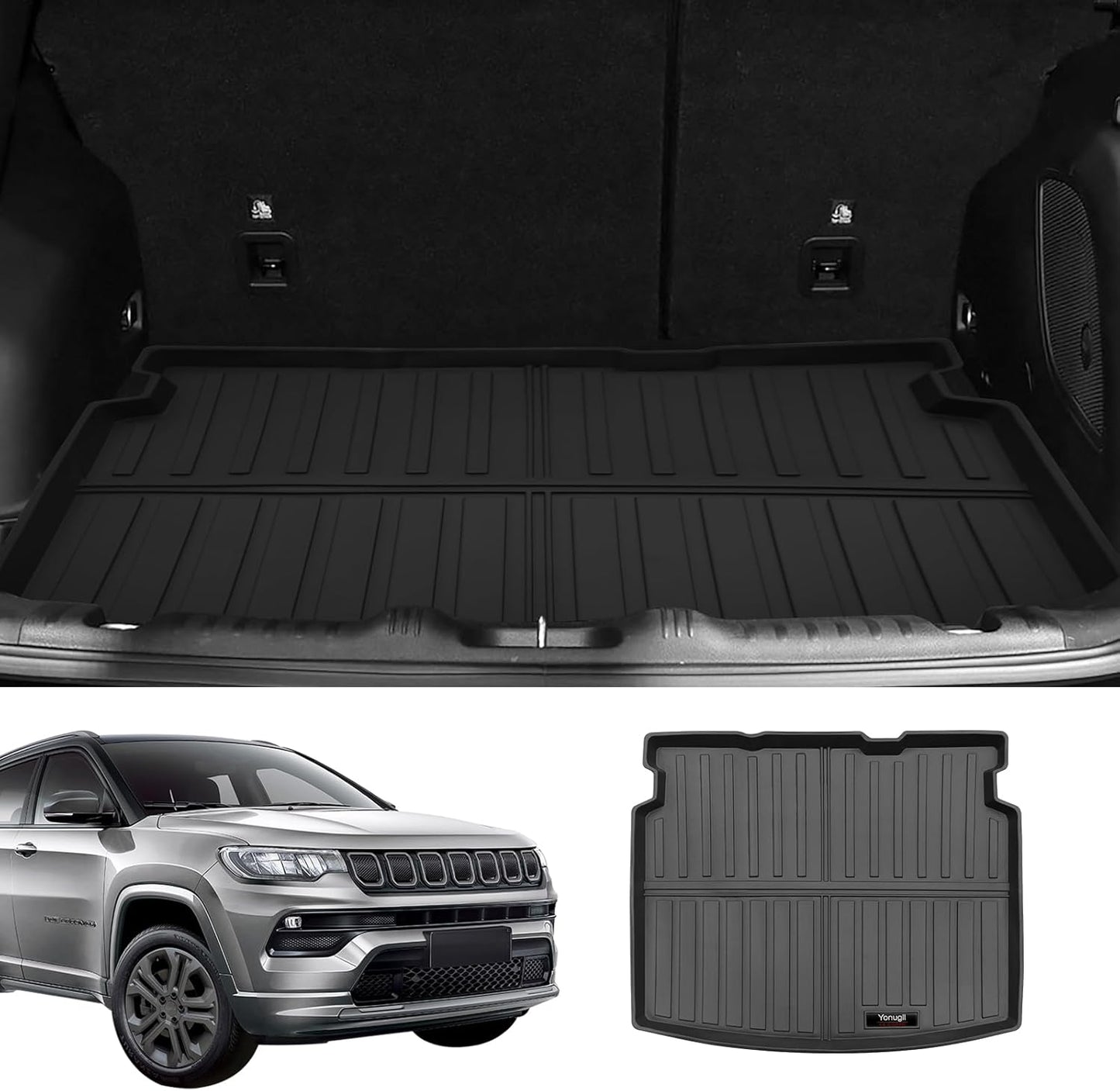 Custom Cargo Mats for 2017-2025 Jeep Compass - All Weather Protection