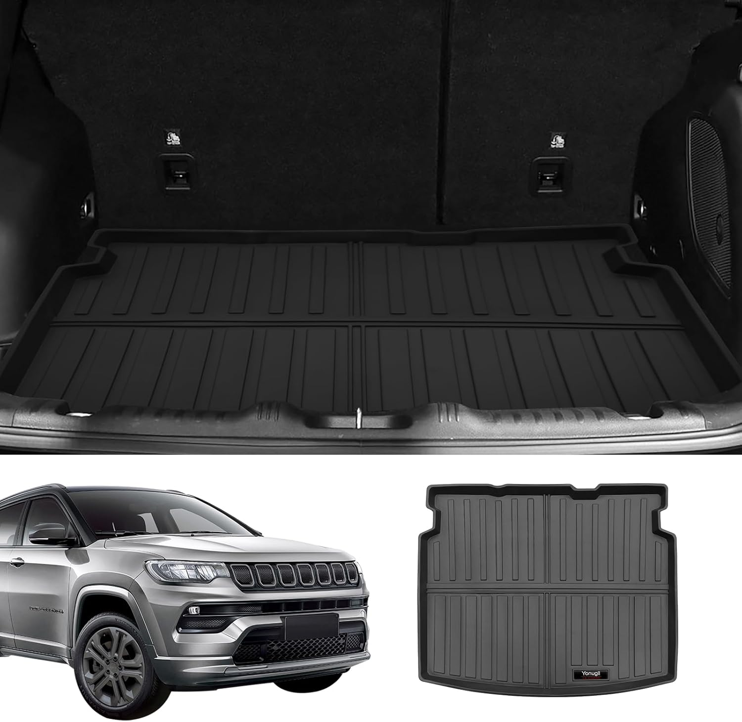 Custom Cargo Mats for 2017-2025 Jeep Compass - All Weather Protection