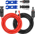 10AWG Solar Extension Panel Cable - 30FT Pair for RV, Home, Boat