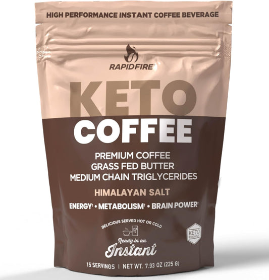 Rapidfire Ketogenic Coffee Boosts Energy!