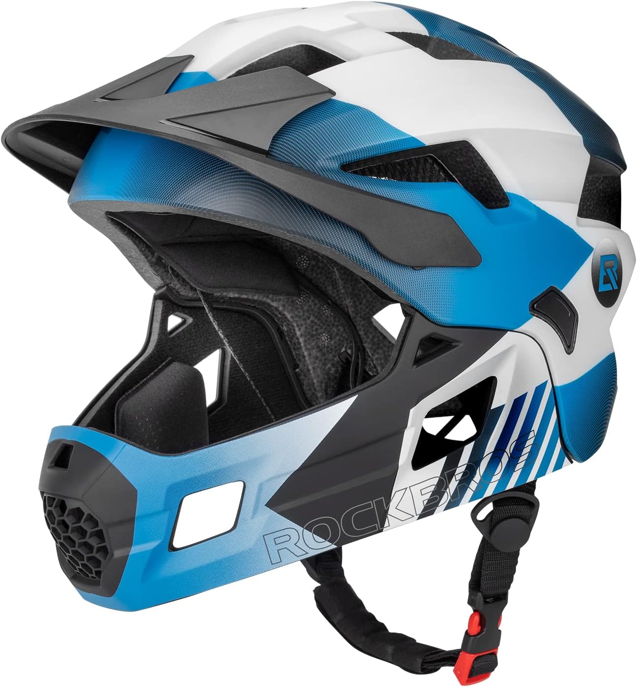 ROCKBROS Kids Bike Helmet: Adjustable Full Face Protection