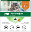 Advantage II Small Cat Flea Treatment 5-9 lbs - 4-Month Supply