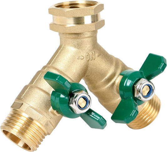STYDDI Garden Hose Splitter Full Flow for Efficient Watering