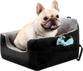 Small Dog Car Seat for Front Back Seat - Memory Foam Booster
