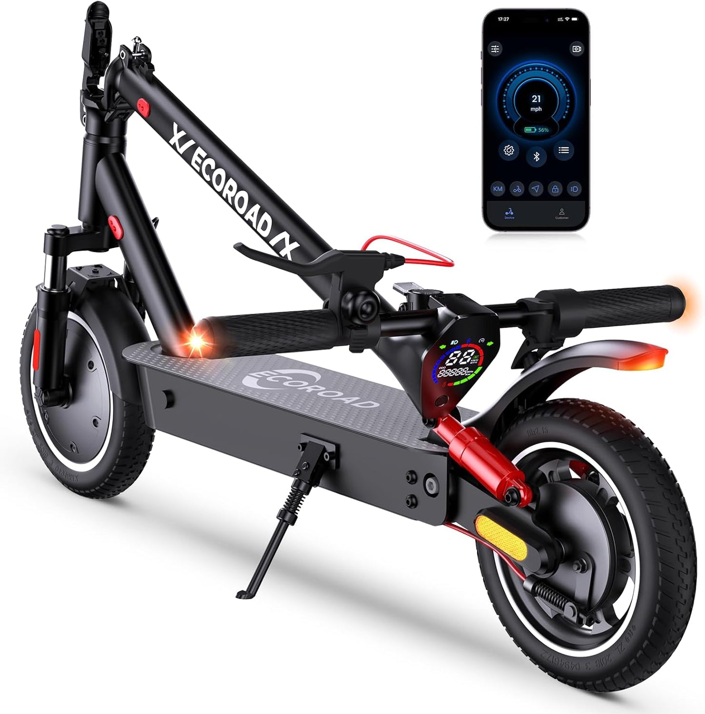 EC9 Electric Scooter with 30 Miles Range & 21 MPH Speed