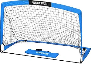 WEKEFON Portable Soccer Goal 5ft x 3.1ft for Backyard Training