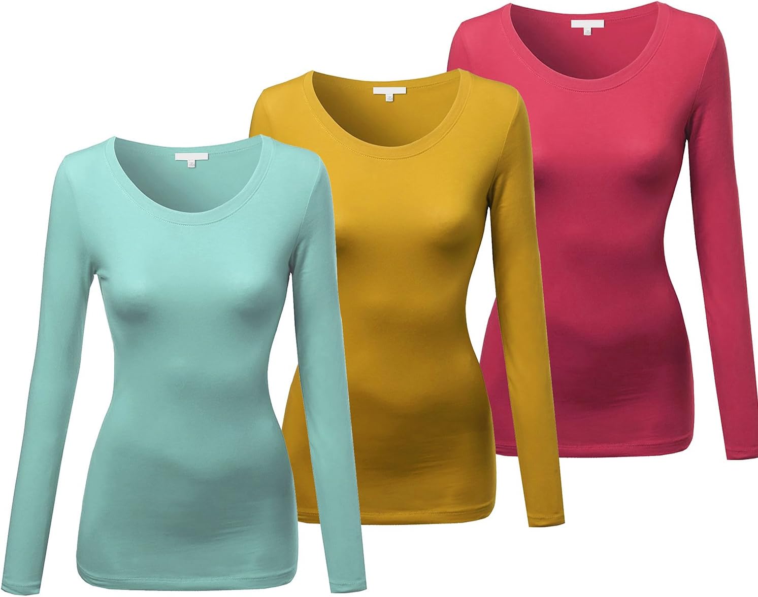 Emmalise Women's Athletic Fit Long Sleeve Crew Neck Tee Review