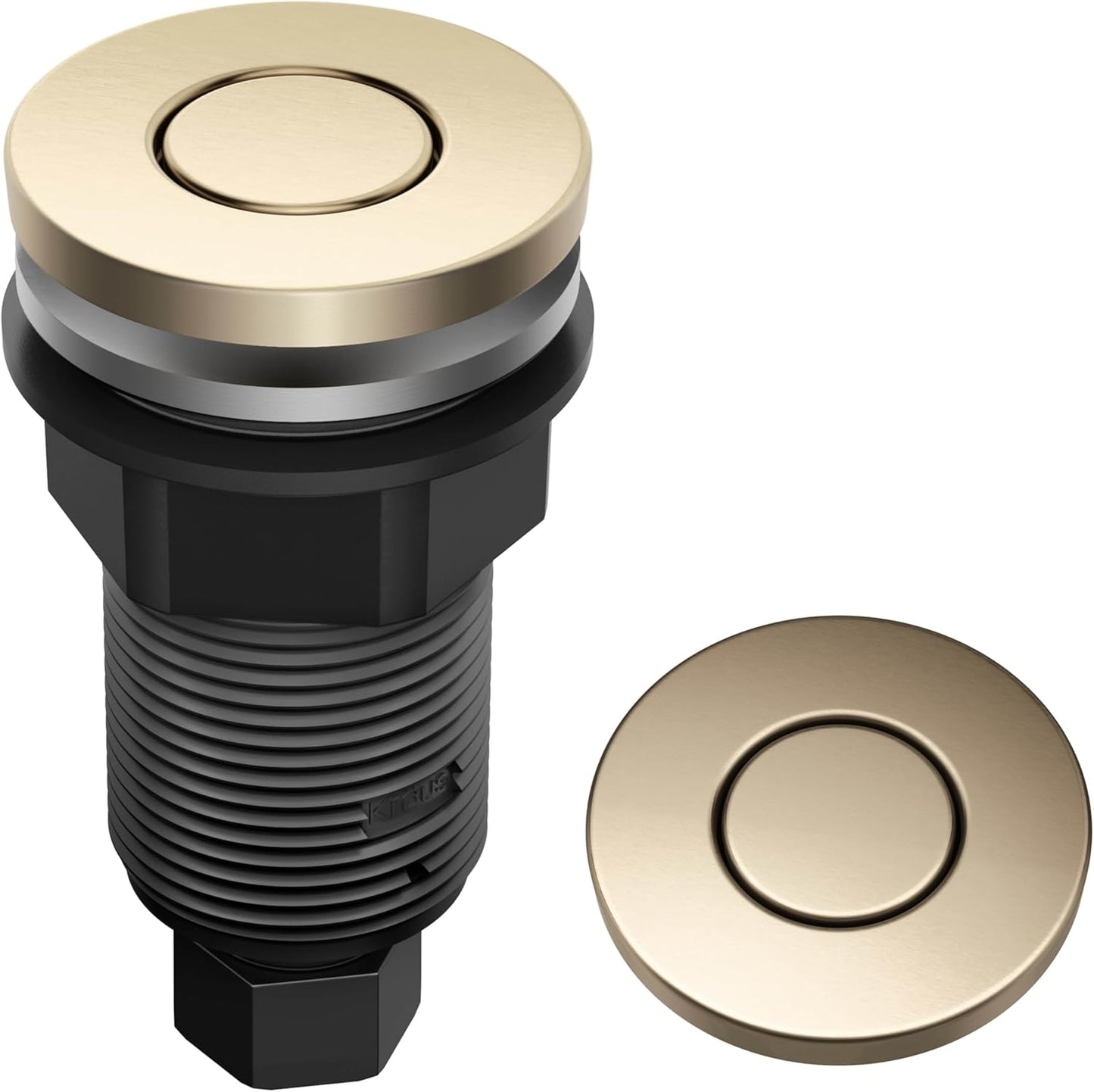 KRAUS Flat-Top Garbage Disposal Air Switch Button in Bronze