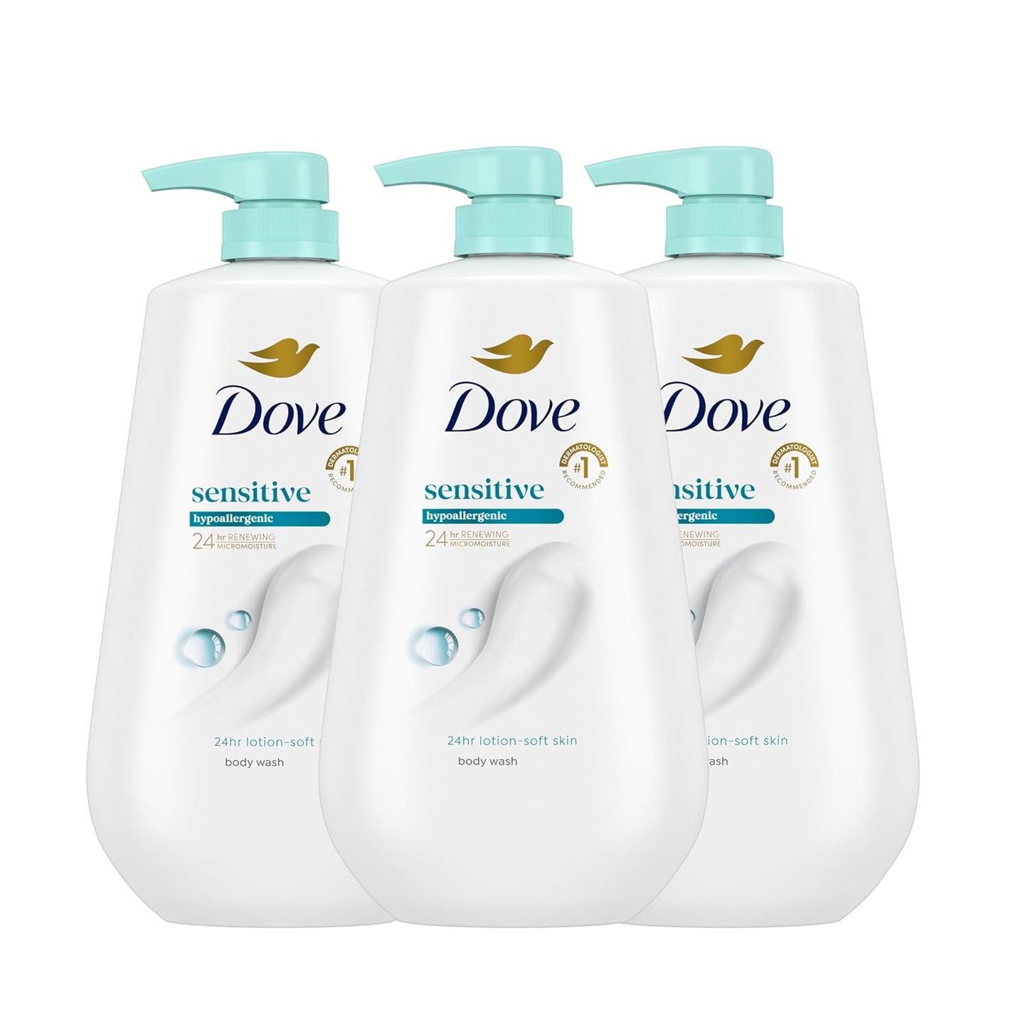 Dove Body Wash Sensitive Skin 24HR Moisturizing Cleanser