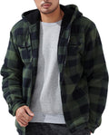 Heavyweight Sherpa Hoodies for Men - Thick Fleece Lined Zip Up
