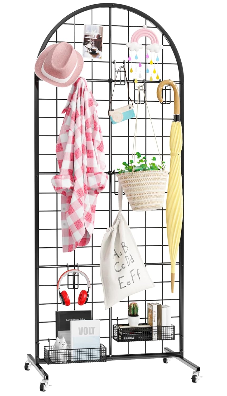 Asee'm Grid Wall Panels Display Stand for Craft Shows and Retail