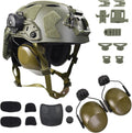 Lightweight Construction Tactical FAST Helmet with Integrated NVG