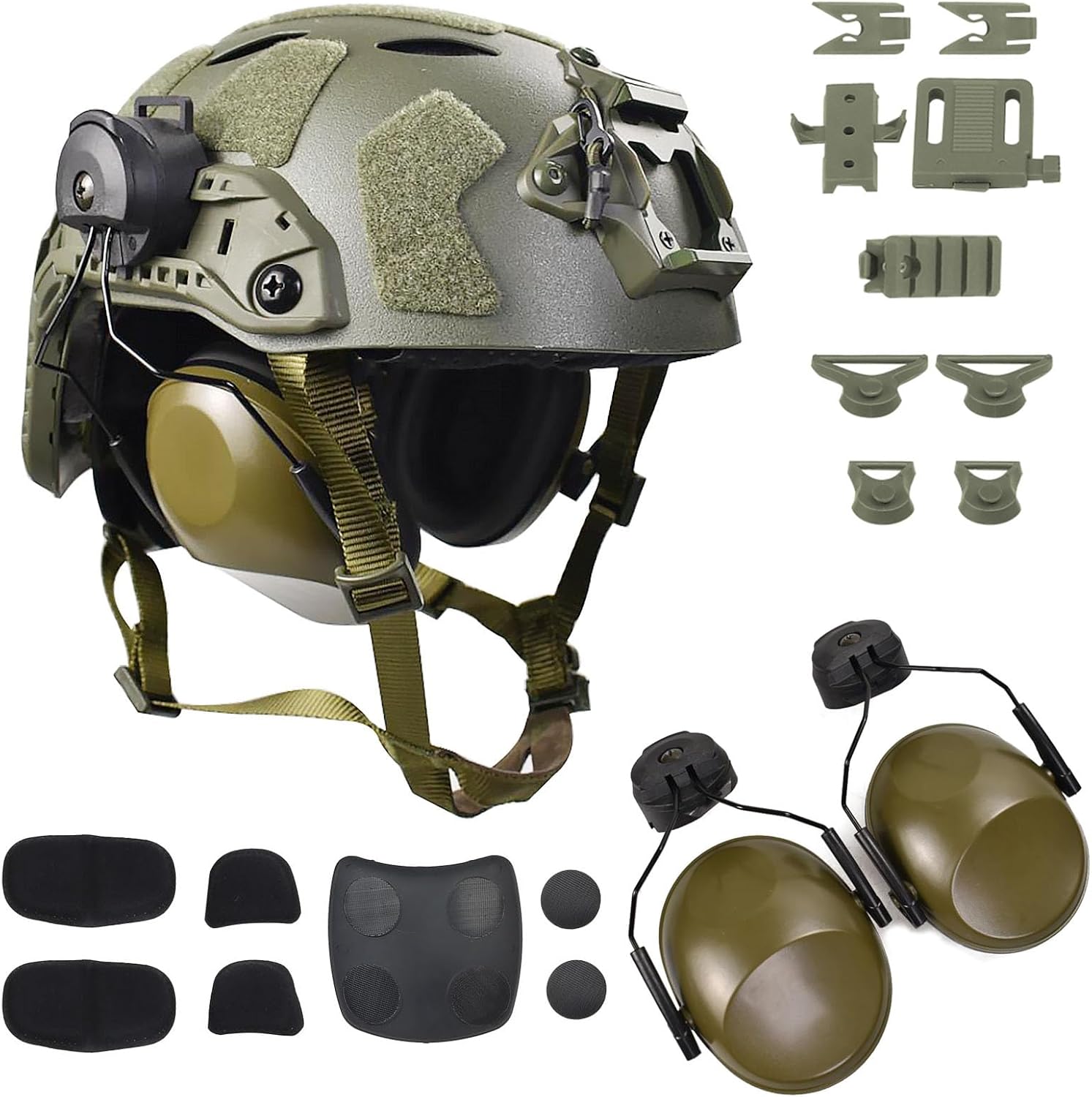 Ultra-Light Tactical Helmet with NVG Mount