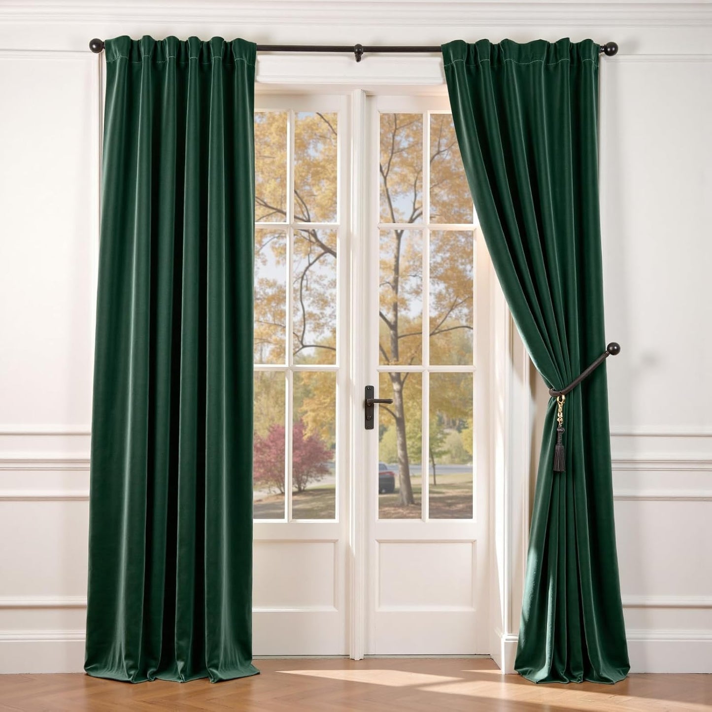 Lazzzy Velvet Blackout Curtains for Luxurious Home Decor