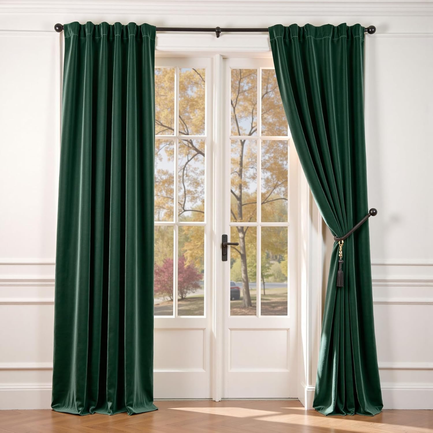 Lazzzy Velvet Blackout Curtains for Luxurious Home Decor