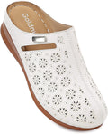 Closed Toe Clogs for Women Slip-On Mules - Comfortable Daily Wedges