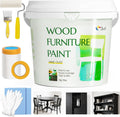 DWIL Wood Furniture Paint 32oz Black Matte - Quick Dry, Low Odor
