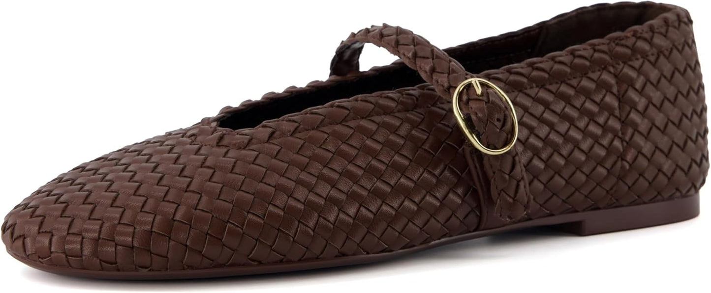 CUSHIONAIRE Bistro Mary Jane Flats for Women - All-Day Comfort