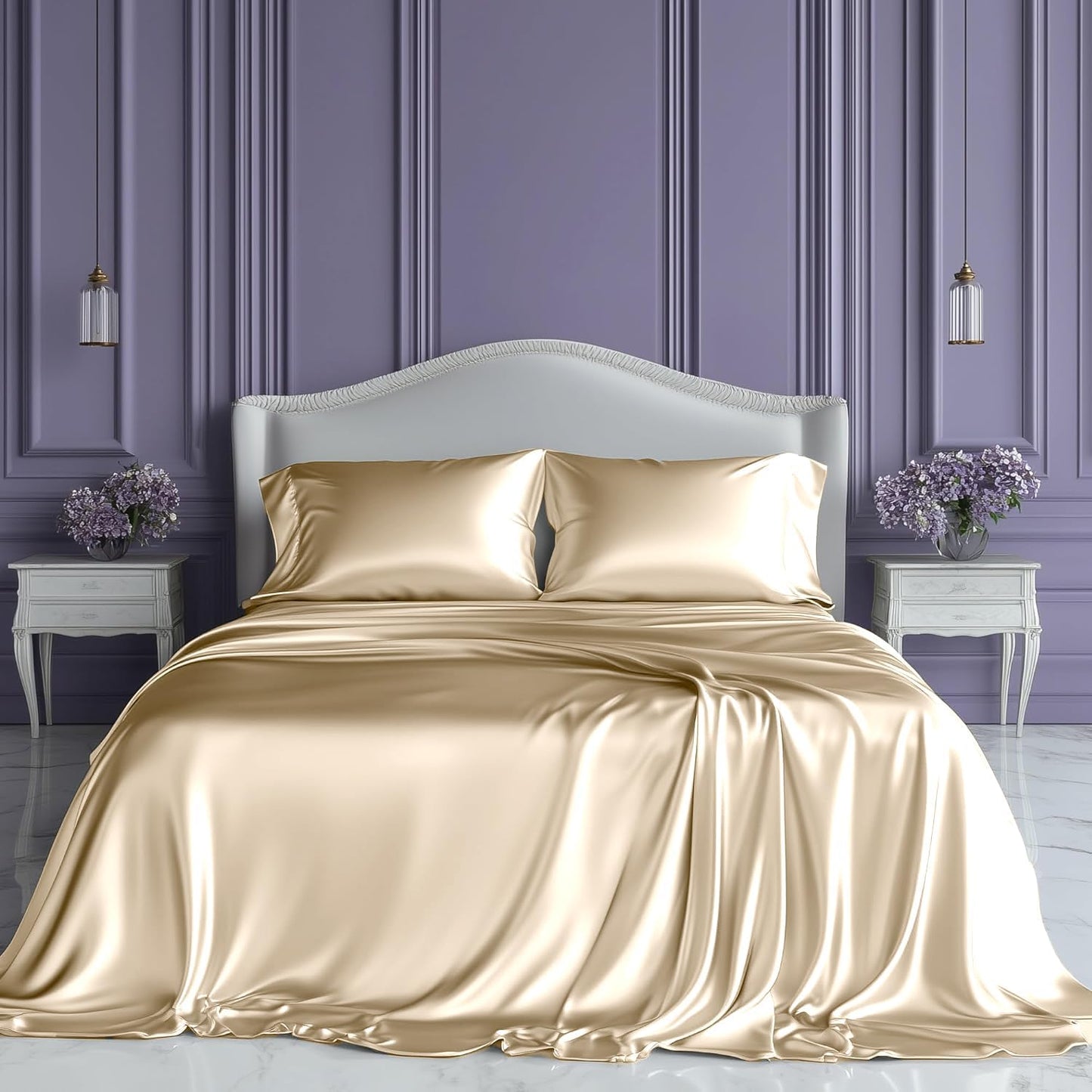Satin Sheets Queen Size Set for Luxurious Sleep Experience