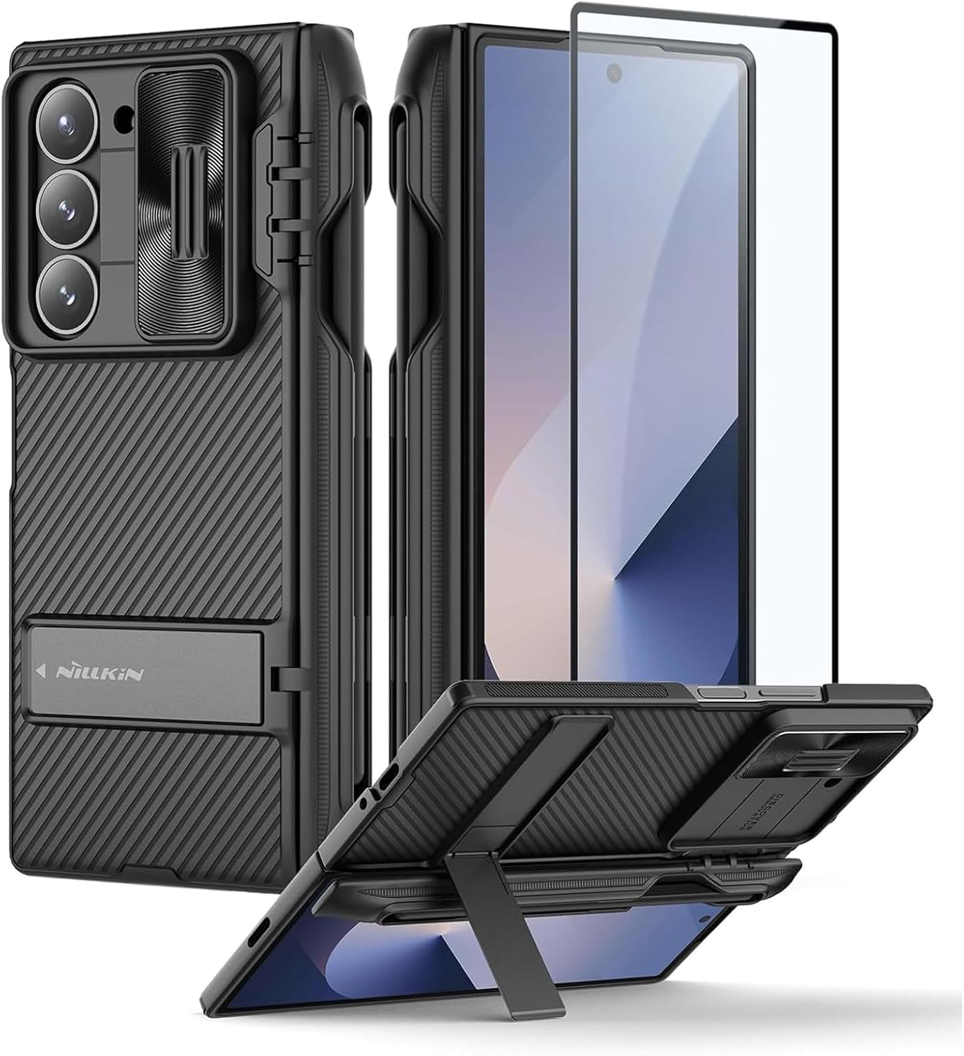 Nillkin Galaxy Z Fold 6 Case with S Pen Holder and Kickstand