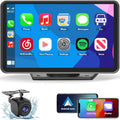 Eleacc Portable Wireless Carplay Car Stereo 7ft HD Touchscreen - Adds
