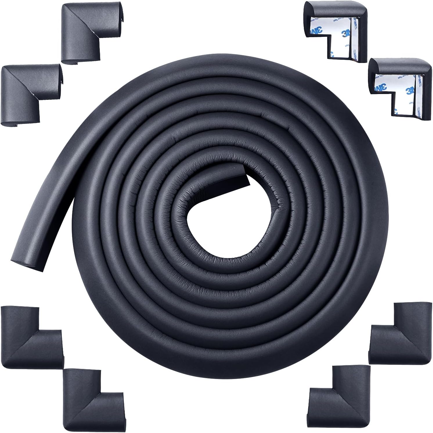 Foam Corner Protector for Fireplace Hearths Edge Safety Bumpers