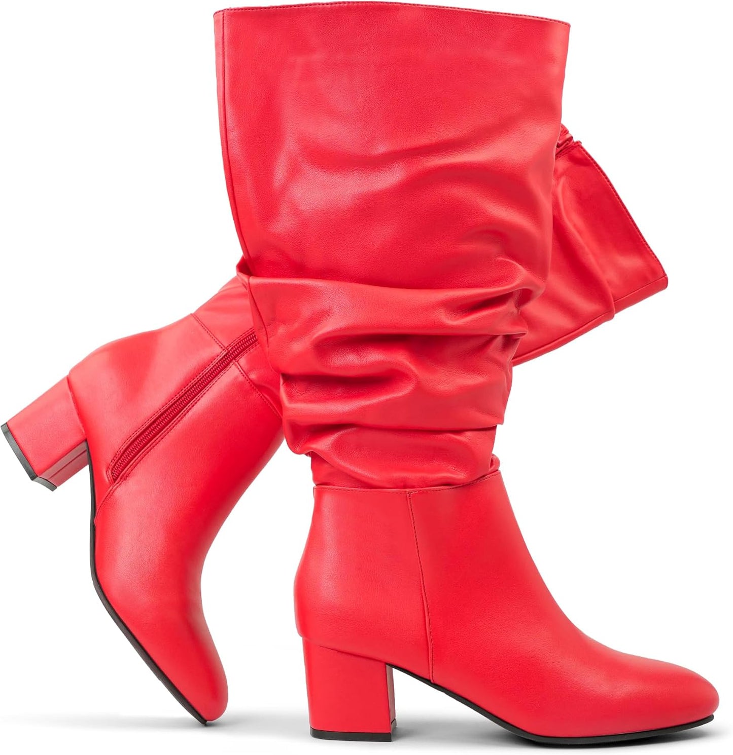 Women's Extra Wide Calf Dress Boots for Plus Size Ladies