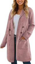 Women Fall Long Cardigan Sweater - Trendy Knit Coatigan for Layering