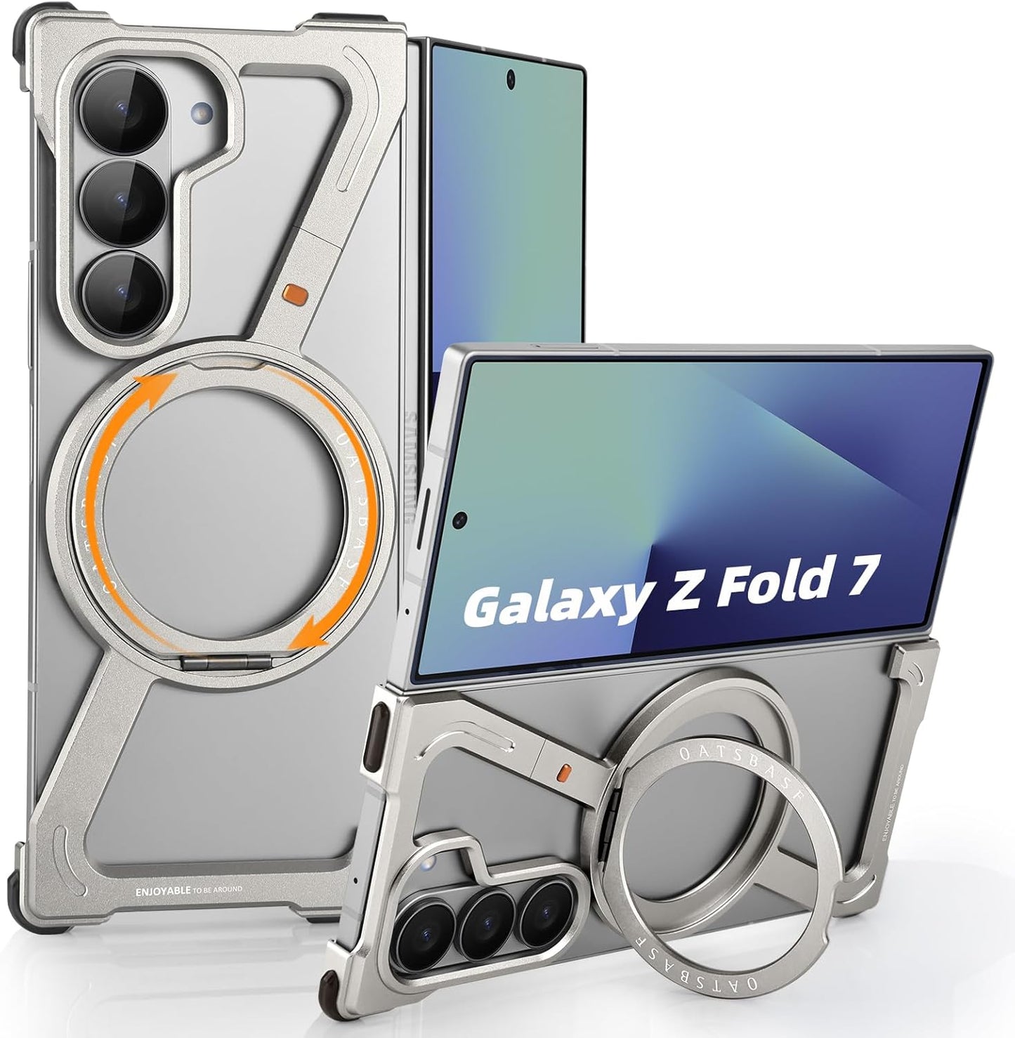 Samsung Galaxy Z Fold 7 Case with Magnetic Kickstand for Protection