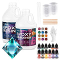 ZYNNORIX Epoxy Resin Kit, Crystal Clear Epoxy Resin - Fast Cure, No