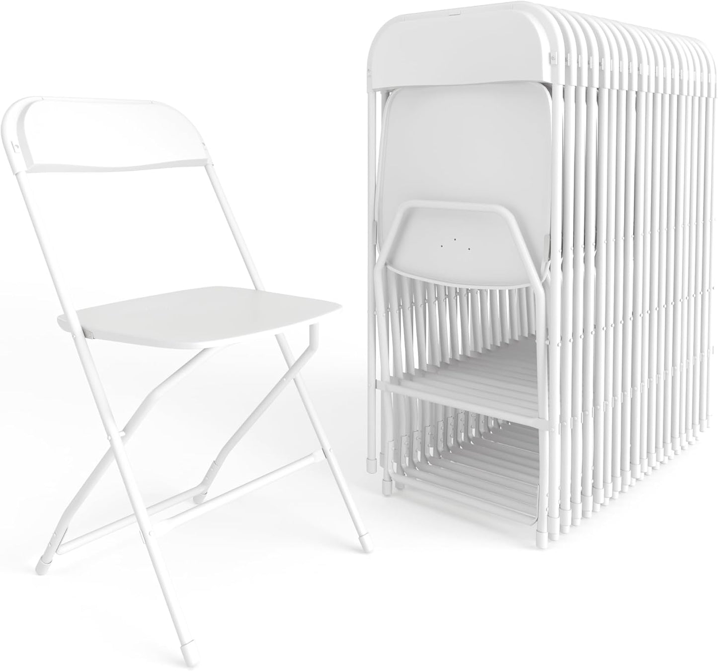 Hercules Series Plastic Folding Chair - 20 Pack for Events