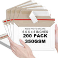 200 Pcs 6.5 x 4.5 Rigid Mailers for Safe Shipping and Storage