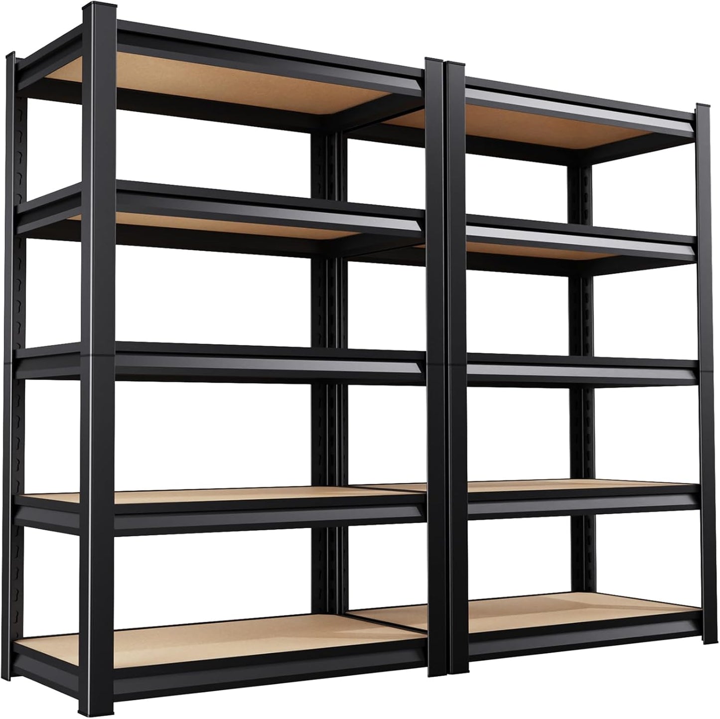 72H Garage Shelving Unit - Heavy Duty 5 Tier Storage Solution