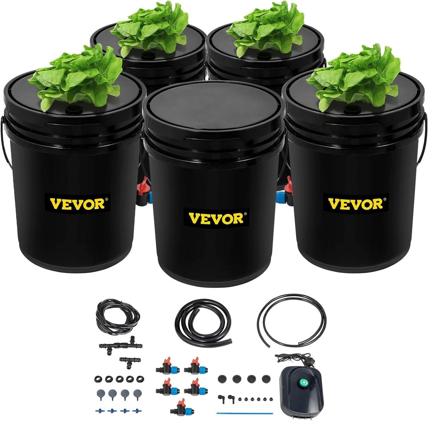 VEVOR DWC Hydroponic System for Indoor and Outdoor Growing