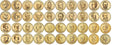 2007 P, D 2007-2020 Presidential Dollar 80 Coin Set Uncirculated