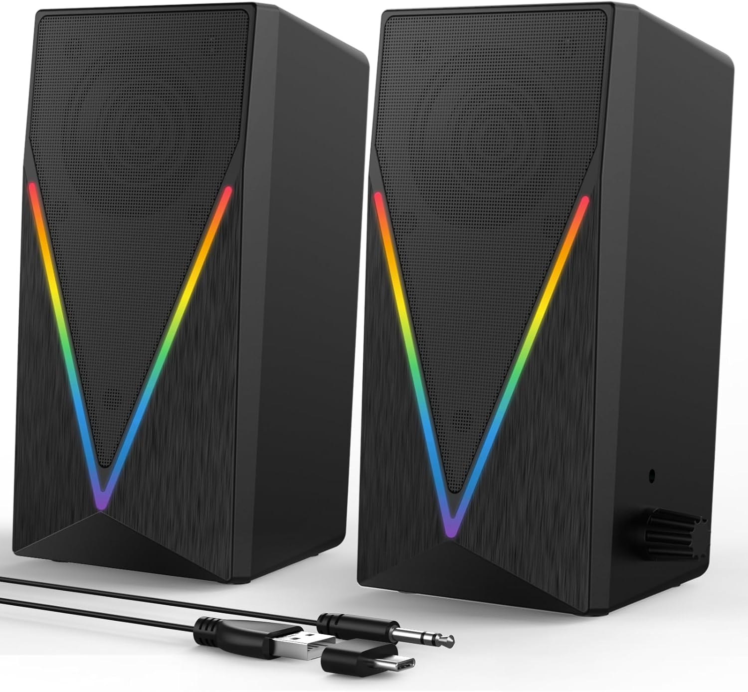RGB Desktop Speakers: Enhanced Bass, Vibrant Lights