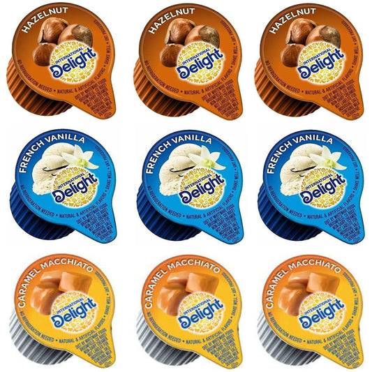 Assorted Liquid Non-Dairy Coffee Creamer Singles - 48 Pack